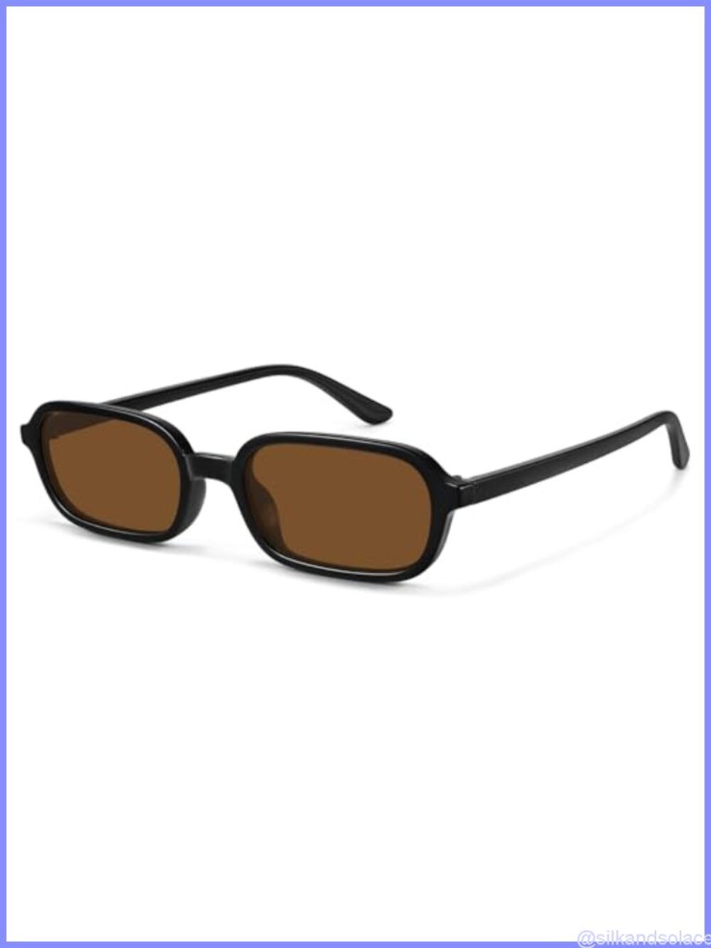 Retro Rectangle Sunglasses - UV400 Protection, Lightweight & Comfortable